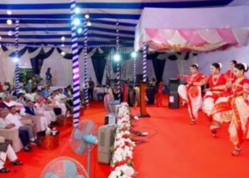 চট্টগ্রামে জেএম সেন হল পূজামণ্ডপে প্রধানমন্ত্রী